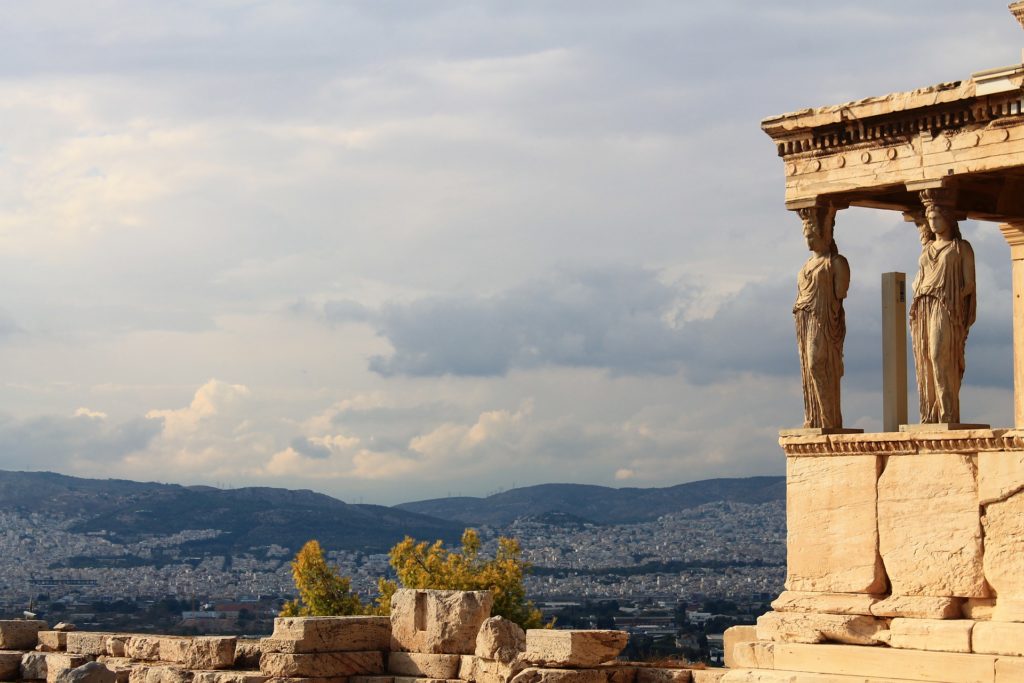 Greece Acropolis statues